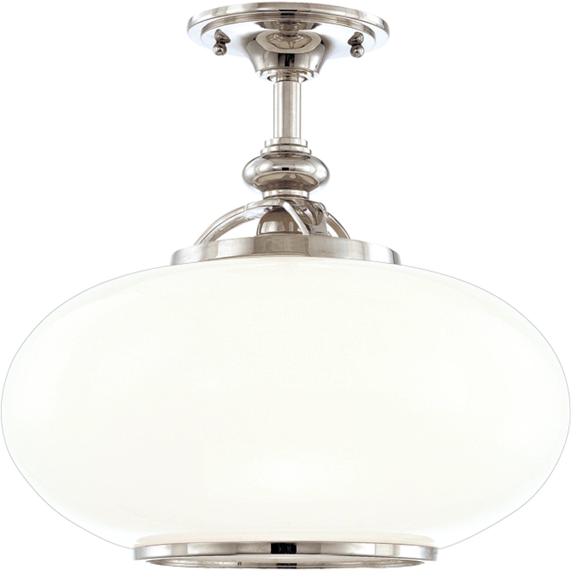 Canton Semi Flush by Hudson Valley in old bronze. Made from brass in a traditional style.