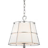 Polished Nickel / 13.75" x 9.5", Cream