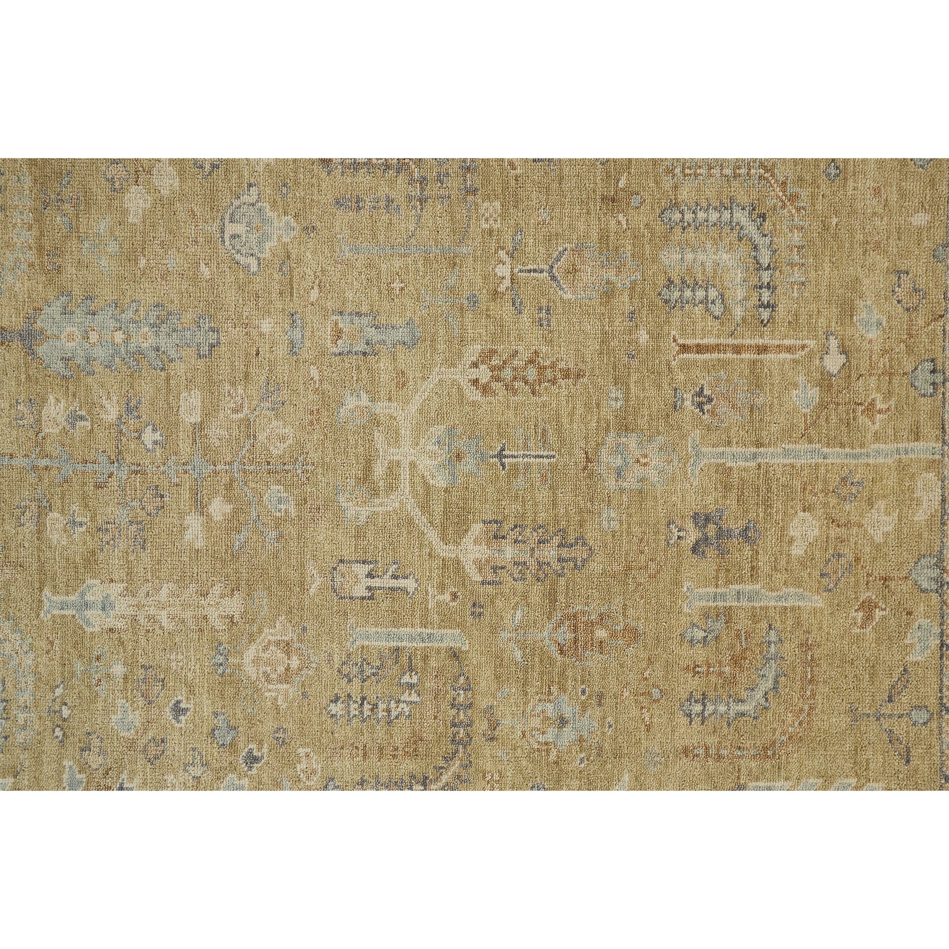 Carrington Traditional Oriental Rug - 6501F by Feizy in gold, blue, gray. Made from wool in a unique style.