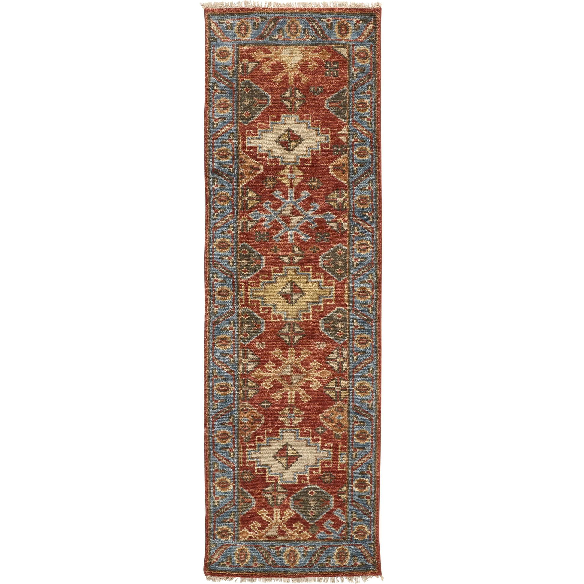 Carrington Traditional Oriental Rug - 6504F by Feizy in gray, gold, pink. Made from wool in a unique style.