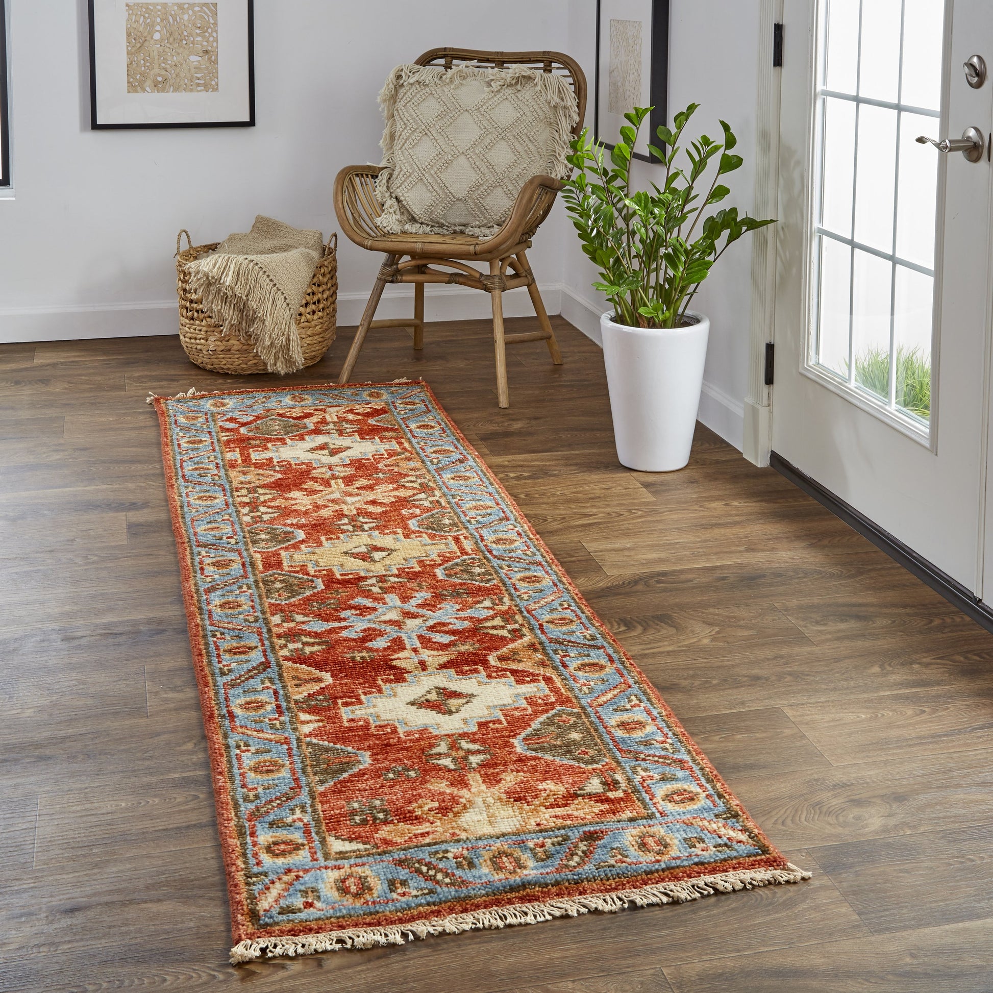 Carrington Traditional Oriental Rug - 6504F by Feizy in gray, gold, pink. Made from wool in a unique style.