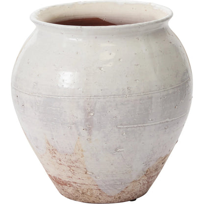 Arthur Vase by Accent Decor in off, white. Made from ceramic in a unique style.