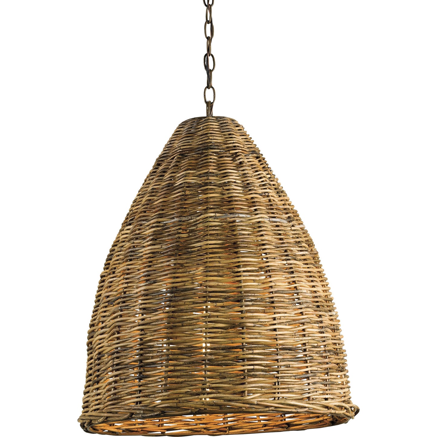 002 S-223937 | Additional Silo | Basket Pendant by Currey and Company. Made from wrought iron, arurog in a coastal style.