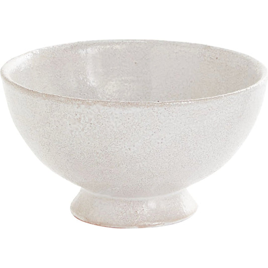 Lyra Compote by Accent Decor in white. Made from ceramic in a modern style.
