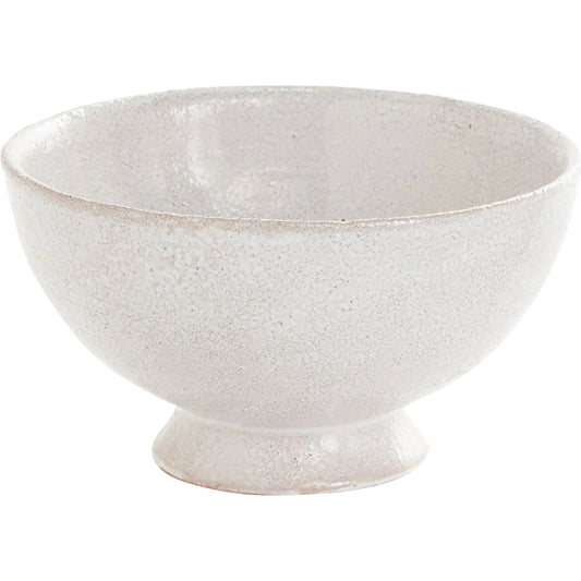 Lyra Compote by Accent Decor in white. Made from ceramic in a modern style.