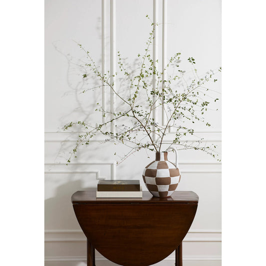 Fairfax Jug by Accent Decor in brown. Made from ceramic in a unique style.