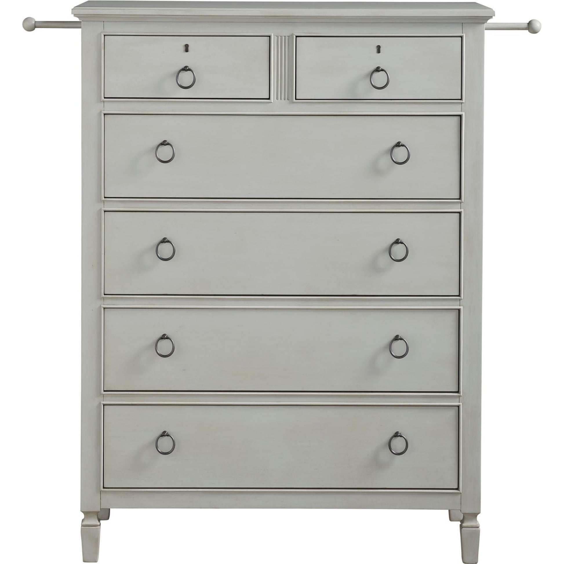 Summer Hill Drawer Chest by Universal Furniture in antique bronze and cotton. Made from unique in a cottage & farmhouse style.