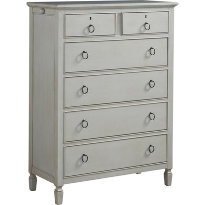 Summer Hill Drawer Chest by Universal Furniture in antique bronze and cotton. Made from unique in a cottage & farmhouse style.