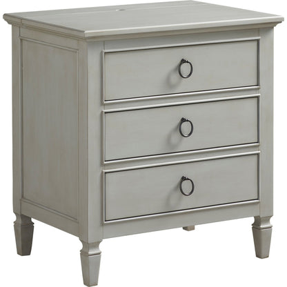 Summer Hill Nightstand by Universal Furniture in antique bronze and cotton. Made from unique in a traditional style.