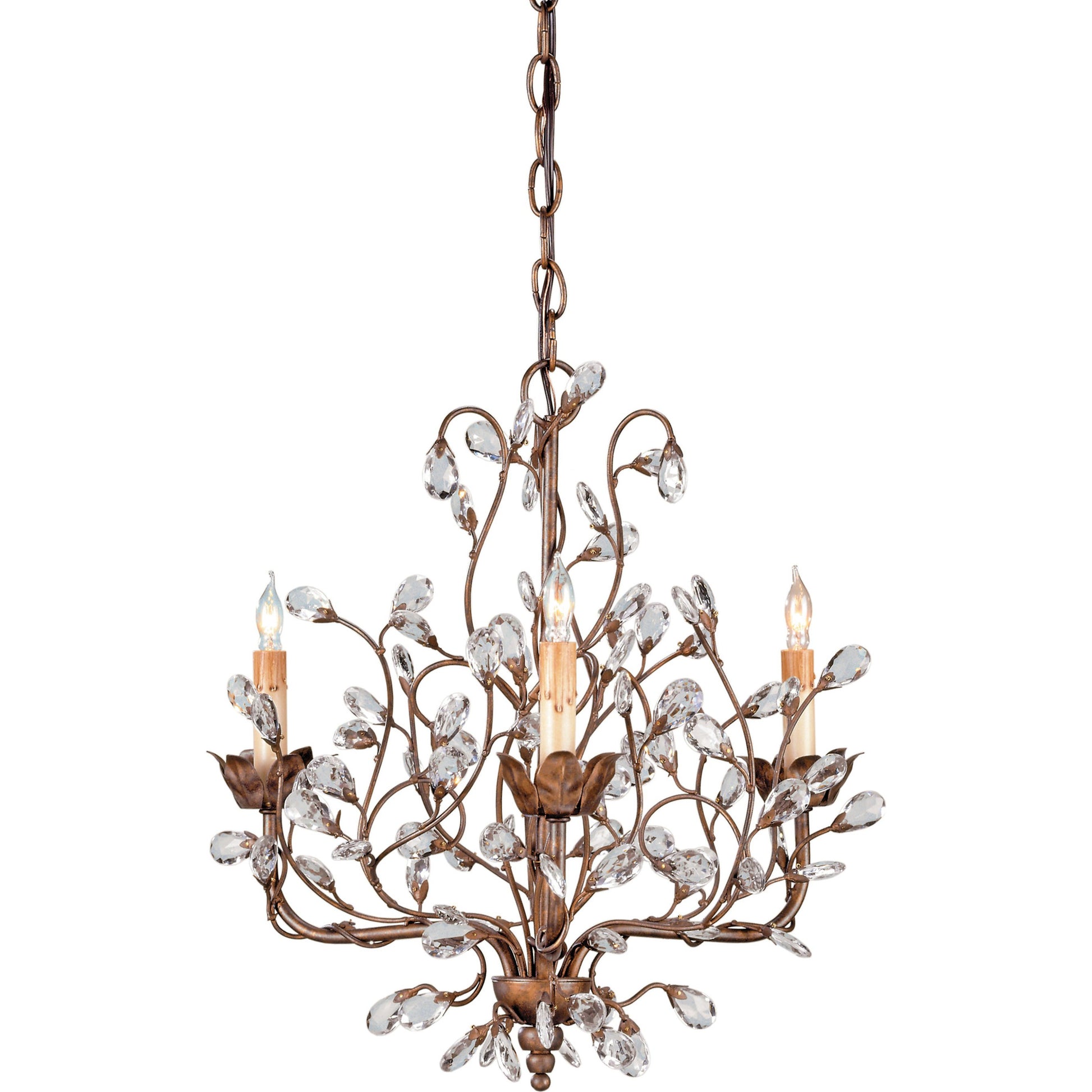 Crystal Bud Chandelier by Currey and Company. Made from unique in a traditional style.