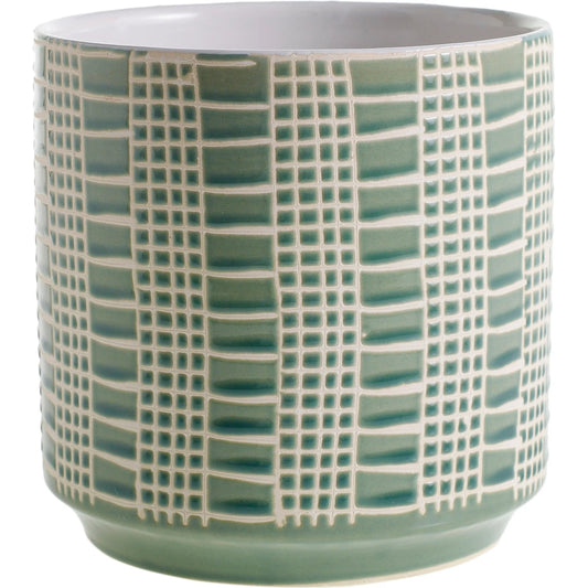 Zati Pot by Accent Decor. Made from ceramic in a unique style.