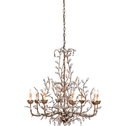 Crystal Bud Chandelier by Currey and Company. Made from unique in a traditional style.