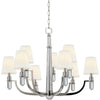 Polished Nickel / 33" x 33" x 82.25"