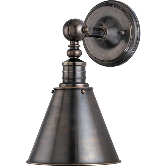 Darien Wall Sconce by Hudson Valley. Made from brass in a traditional style.