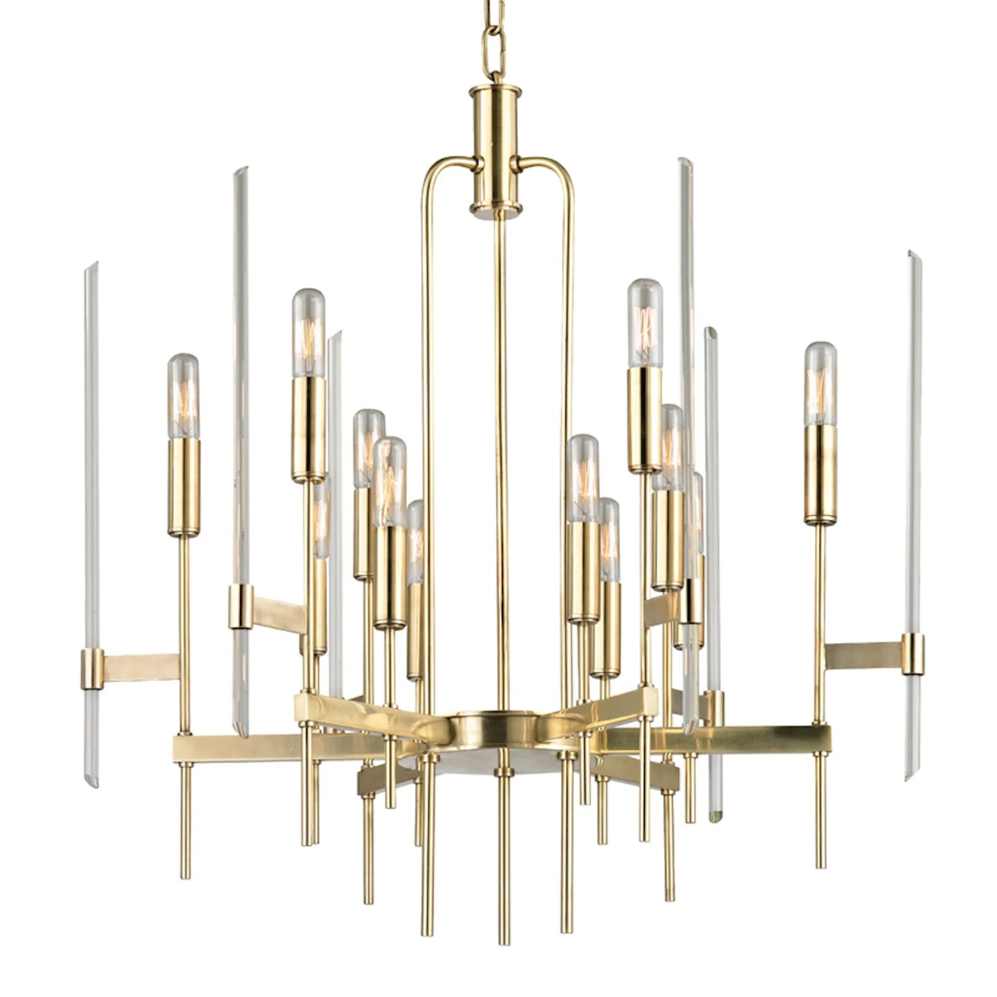 005 S-312952 | Additional Silo | Bari Chandelier by Hudson Valley. Made from brass in a modern style.