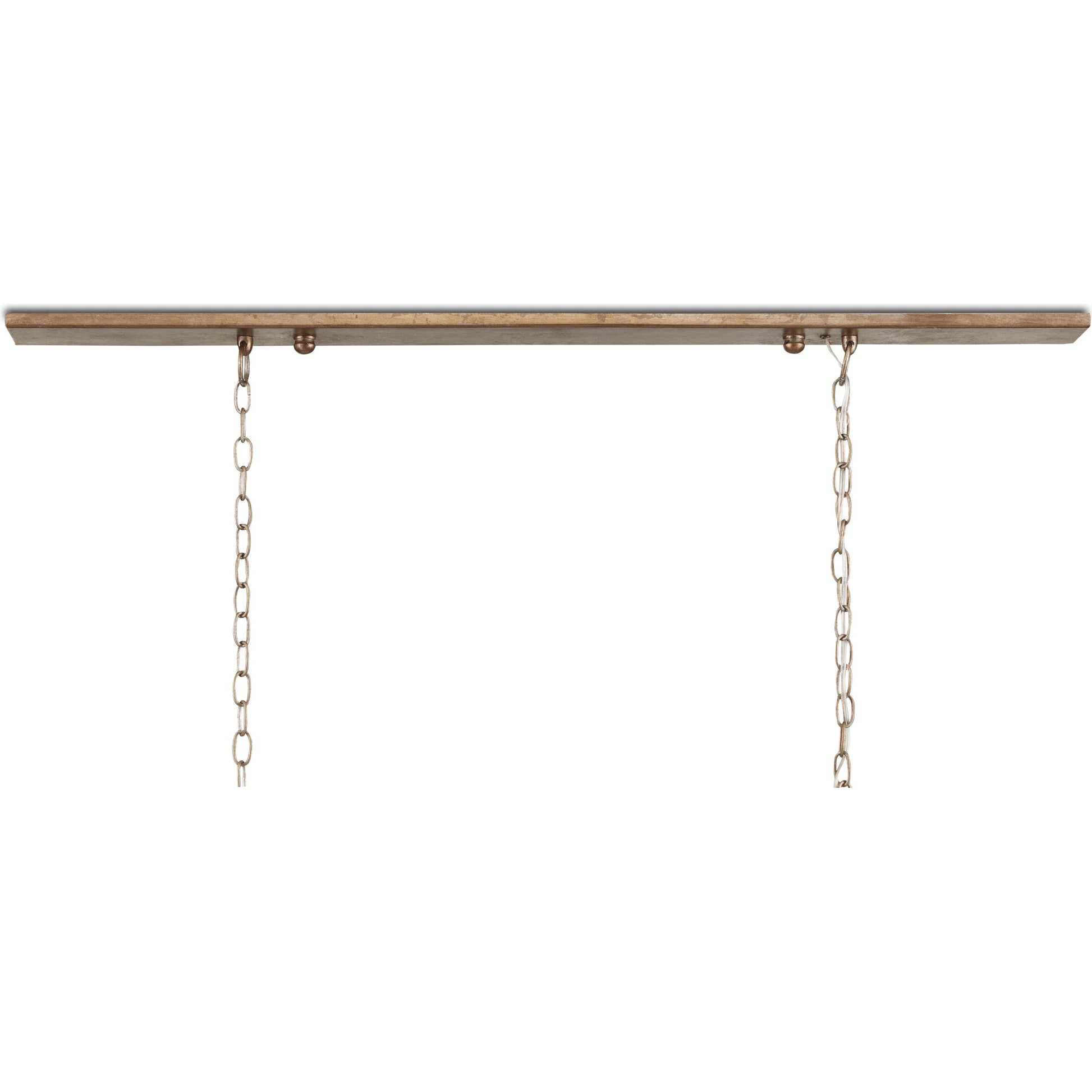 Maximus Chandelier by Currey and Company. Made from wrought iron, glass in a modern style.