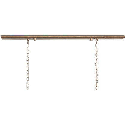 Maximus Chandelier by Currey and Company. Made from wrought iron, glass in a modern style.