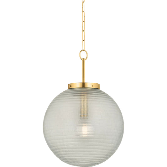 Falls Mills Pendant by Hudson Valley. Made from glass in a unique style.