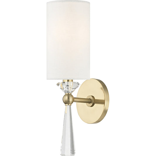 Birch Wall Sconce by Hudson Valley. Made from steel in a transitional style.