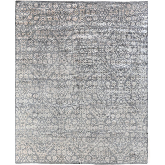 Antique Weave Bamboo 9997 Rug by Exquisite Rugs in gray. Made from bamboo silk in a unique style.