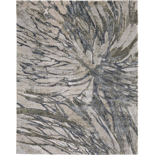 Skyview Rug - SKV39Q8F by Feizy in gray, green, ivory. Made from polypropylene in a unique style.