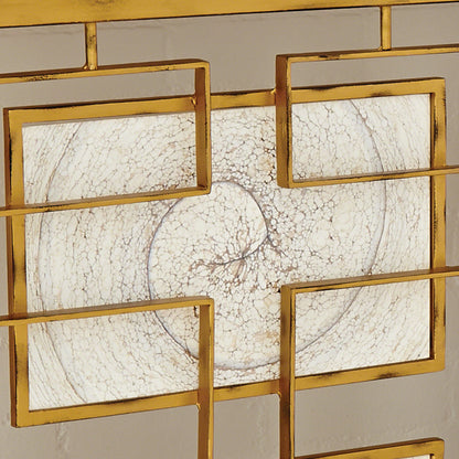 Open Block Console by Global Views. Made from unique in a transitional style.