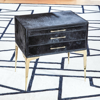 Stiletto Bedside Table by Global Views. Made from unique in a transitional style.