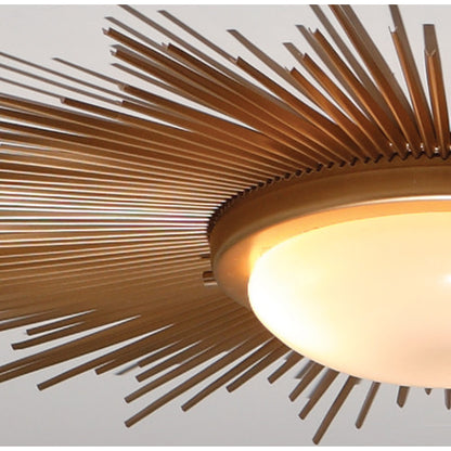 Sunburst Fixture by Global Views. Made from brass, glass in a transitional style.