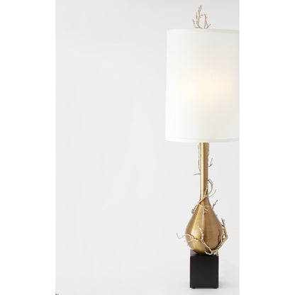 Twig Bulb Floor Lamp by Global Views. Made from brass, stainless steel in a transitional style.