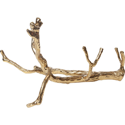 Twig Wine Bottle Holder by Global Views. Made from cast brass in a eclectic & global style.