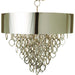 Chain Pendant by Global Views. Made from brass, stainless steel, iron, glass in a transitional style.