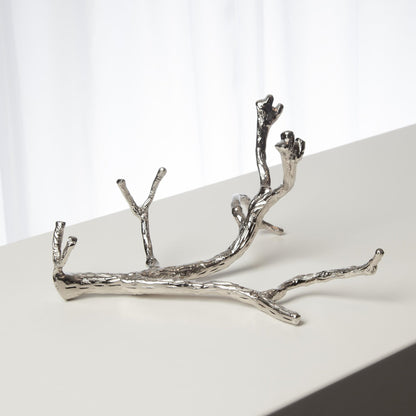 Twig Wine Bottle Holder by Global Views. Made from cast brass in a eclectic & global style.