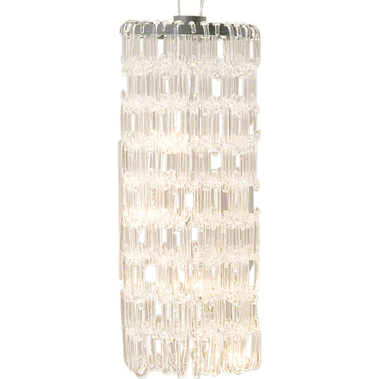 C Chandelier by Global Views. Made from glass in a eclectic & global style.