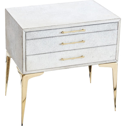 Stiletto Bedside Table by Global Views. Made from unique in a transitional style.
