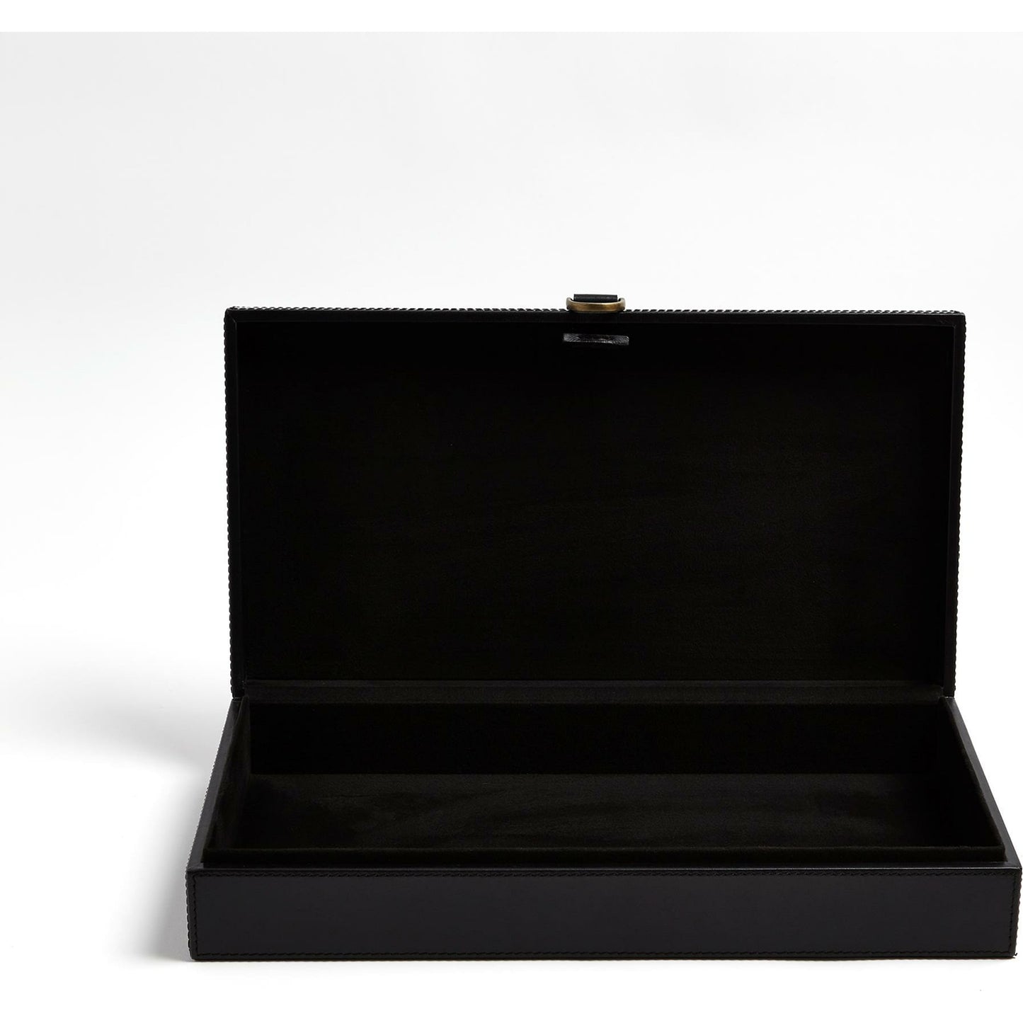 013 SR-827861 | Additional Silo | Marbled Leather D Ring Box by Global Views. Made from unique in a transitional style.