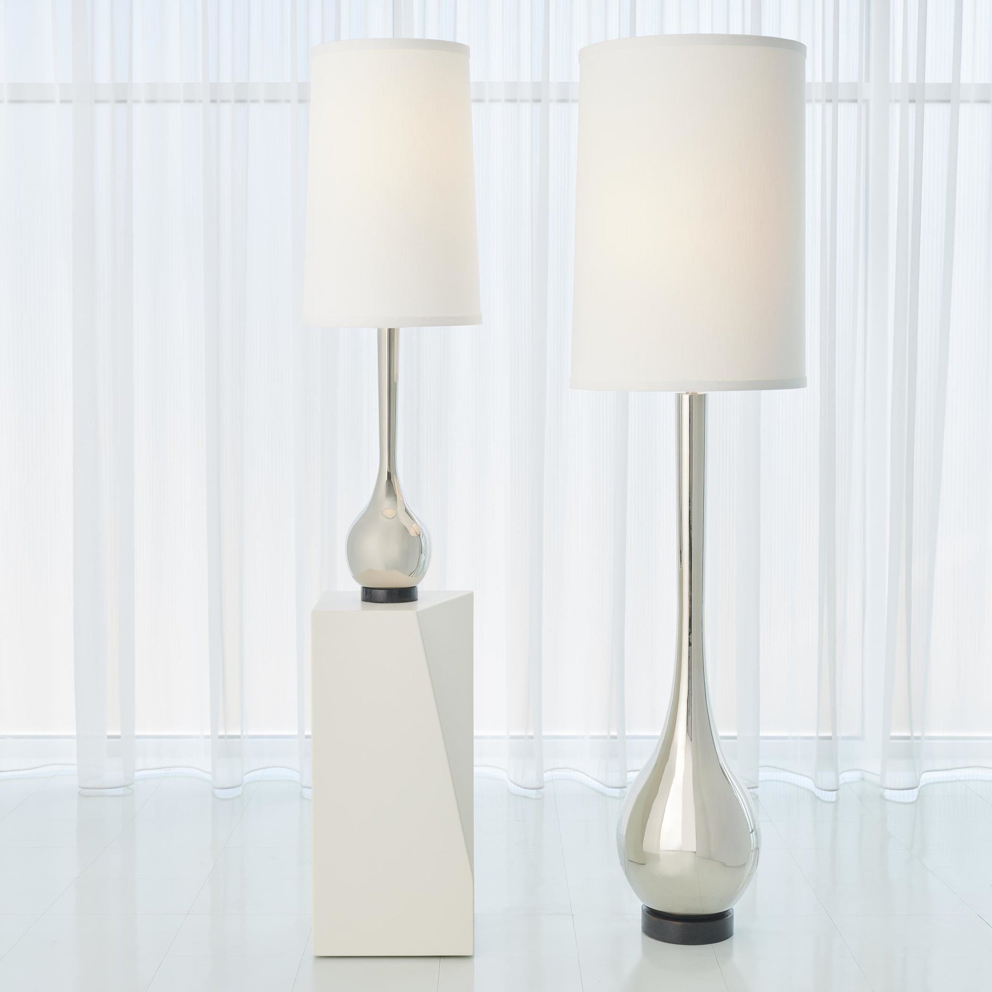 Bulb Floor Lamp by Global Views. Made from brass, granite in a transitional style.