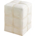 Belted Poof by Global Views. Made from mdf, meranti, leather in a modern style.