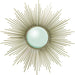 Sunburst Mirror by Global Views. Made from unique in a transitional style.