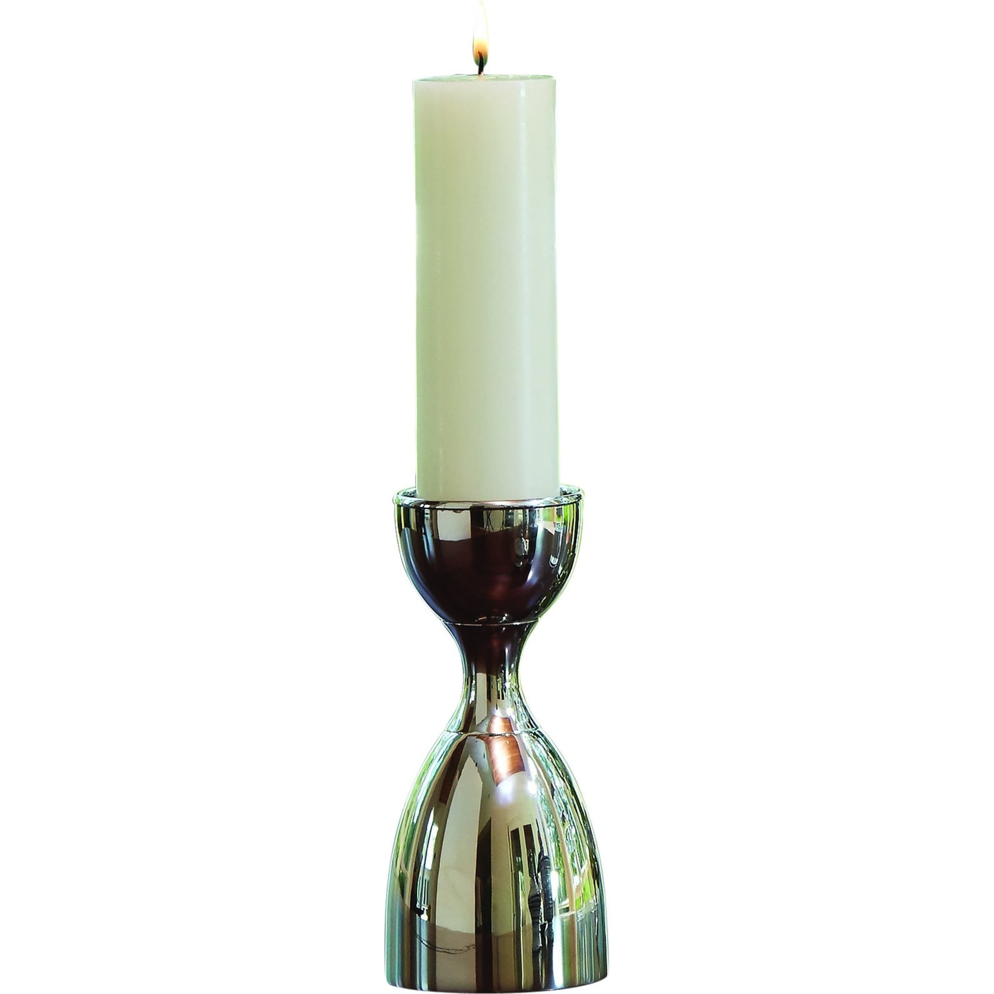 Bauhinia Bud Vase by Global Views. Made from brass, glass in a eclectic & global style.