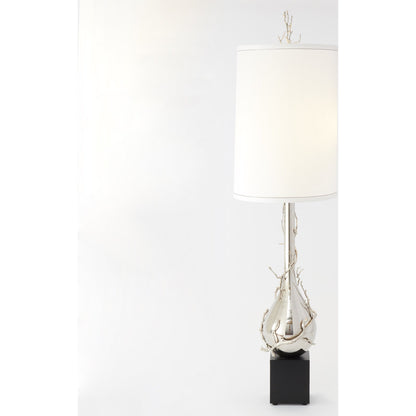 Twig Bulb Floor Lamp by Global Views. Made from brass, stainless steel in a transitional style.
