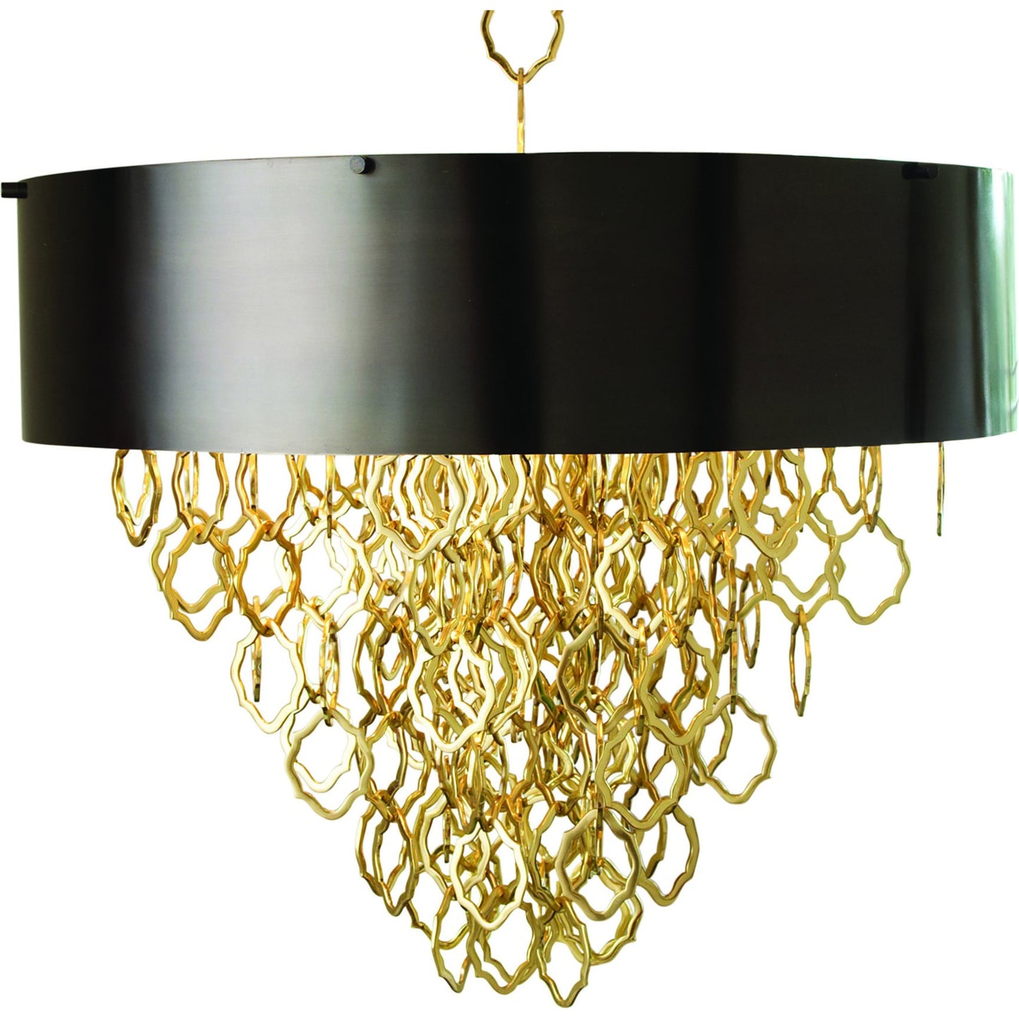 002 SR-700931 | Primary Silo | Chain Pendant by Global Views. Made from brass, stainless steel, iron, glass in a transitional style.