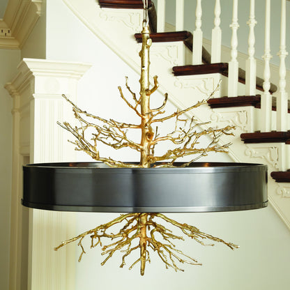 Twig Pendant by Global Views. Made from iron, brass, glass in a eclectic & global style.