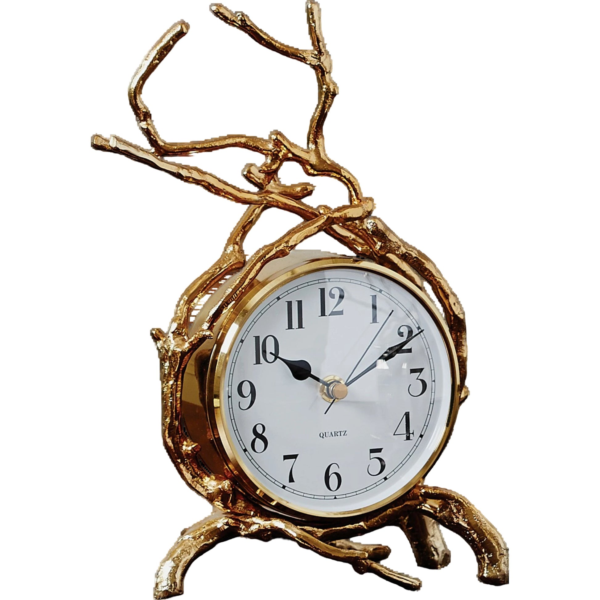 Twig Clock by Global Views. Made from brass in a eclectic & global style.