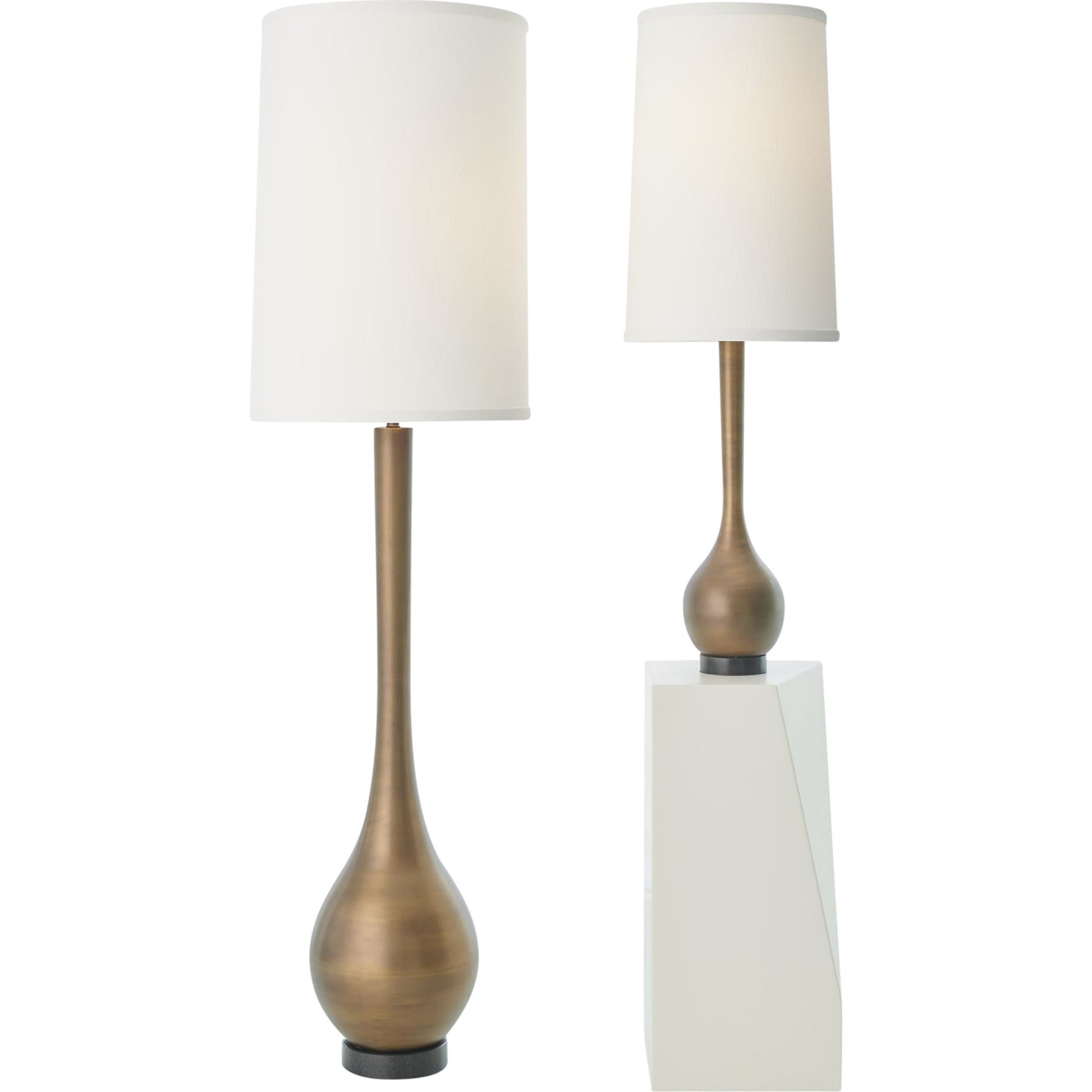 Bulb Floor Lamp by Global Views. Made from brass, granite in a transitional style.