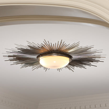 Sunburst Fixture by Global Views. Made from brass, glass in a transitional style.