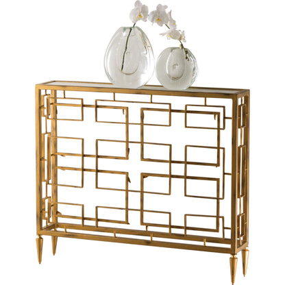 Open Block Console by Global Views. Made from unique in a transitional style.