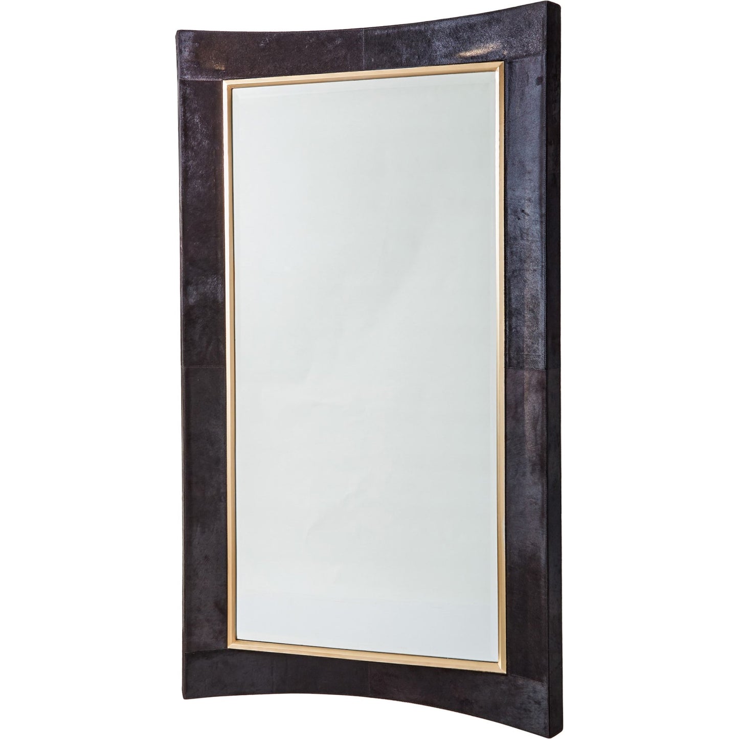 001 SR-701064 | Primary Silo | Curved Floor Mirror by Global Views in gold leaf. Made from unique in a transitional style.