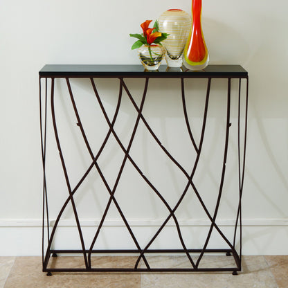 Branch Console by Global Views. Made from granite, iron in a eclectic & global style.
