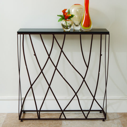 Branch Console by Global Views. Made from granite, iron in a eclectic & global style.
