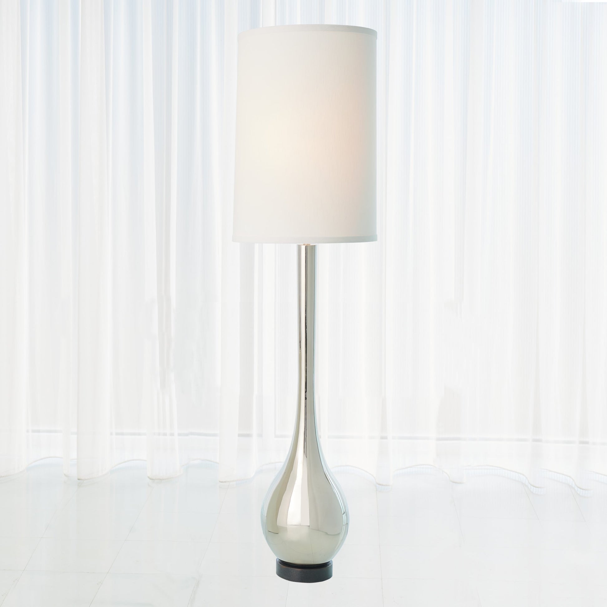 Bulb Floor Lamp by Global Views. Made from brass, granite in a transitional style.